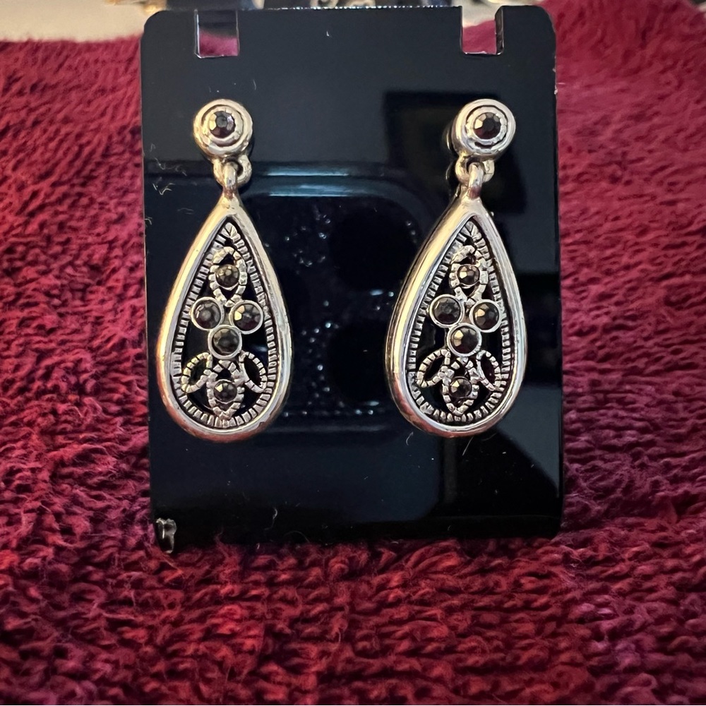 Silver earrings
